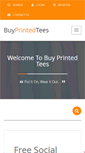 Mobile Screenshot of buyprintedtees.com